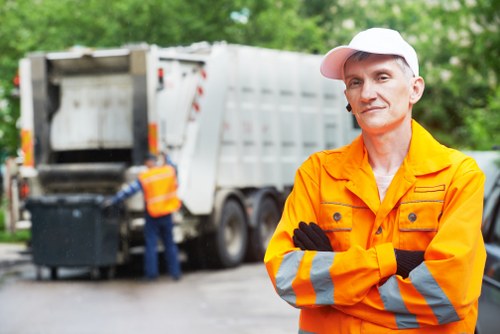Professional site clearance team at work in Charlton