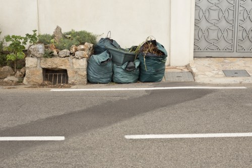 Mini, midi, and large skips displayed for comparison